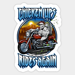 CHICKEN LIPS RIDES AGAIN - MARCUS EDITION Sticker